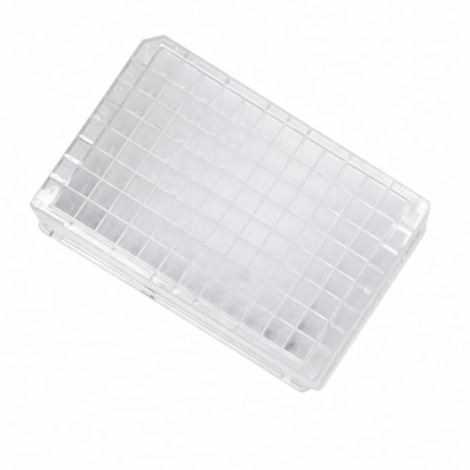 2.2 mL 96-Well Deep-Well Plate – Square Wells, Sterile, Conical Bottom